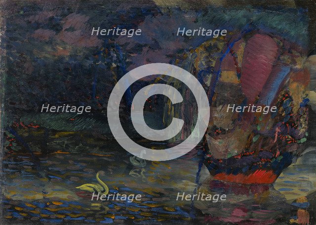 Fairy Lake, 1909-1910. Artist: Baranov-Rossiné, Vladimir Davidovich (1888-1942)