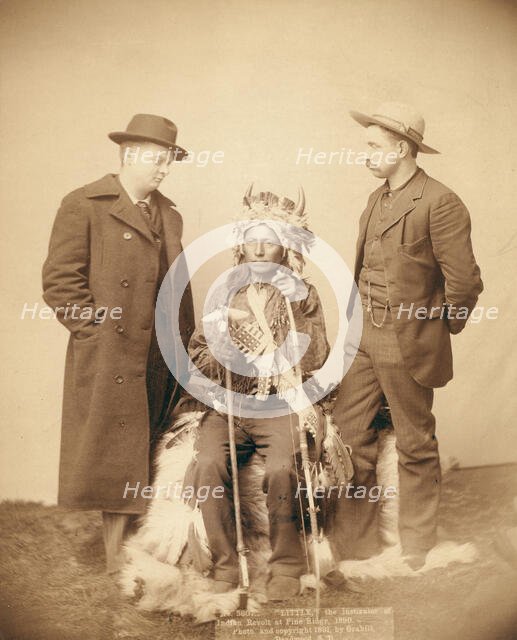 Little, the instigator of Indian Revolt at Pine Ridge, 1890, 1891. Creator: John C. H. Grabill.