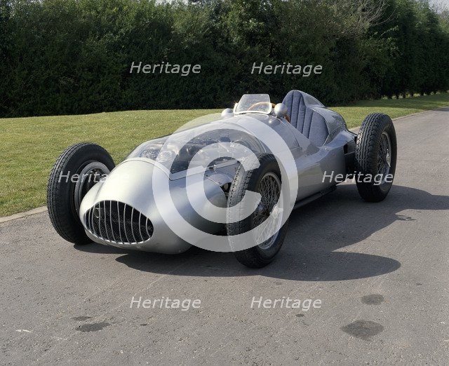 A 1938 Mercedes W165. Artist: Unknown