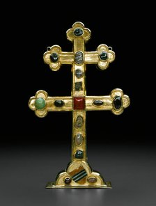 Reliquary Cross with the Arms of the Veltheim Family, Brunswick, c. 1300. Creator: Unknown.