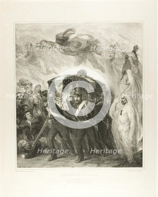 The Return to France, 1841. Creator: François-Joseph-Aimé de Lemud.