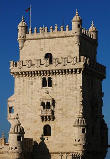 Belém Tower (Tower of Belém), Lisbon, Portugal, 16th century, 2008. Architectural detail. Creator: Unknown.