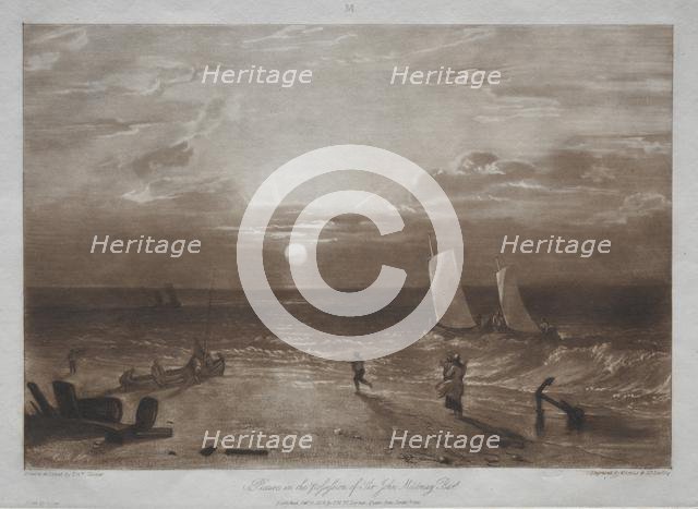 Liber Studiorum: Mildmay Sea-piece. Creator: Joseph Mallord William Turner (British, 1775-1851).