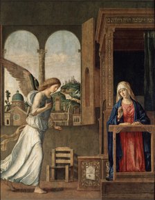 'The Annunciation', 1495.  Creator: Giovanni Battista Cima da Conegliano.