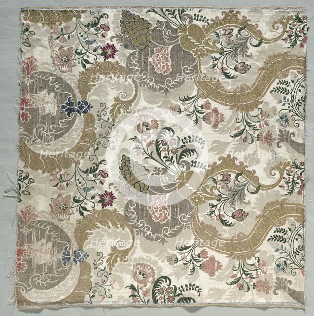 Length of Silk Textile, 1700s. Creator: Unknown.