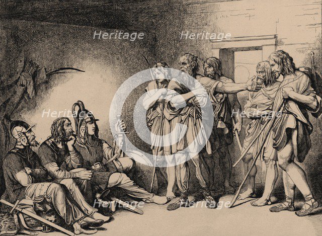 The Invitation of the Varangians, 1839. Artist: Bruni, Fyodor Antonovich (1800-1875)