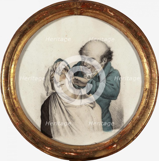 Skilful barber, 1823. Artist: Boilly, Louis-Léopold (1761-1845)