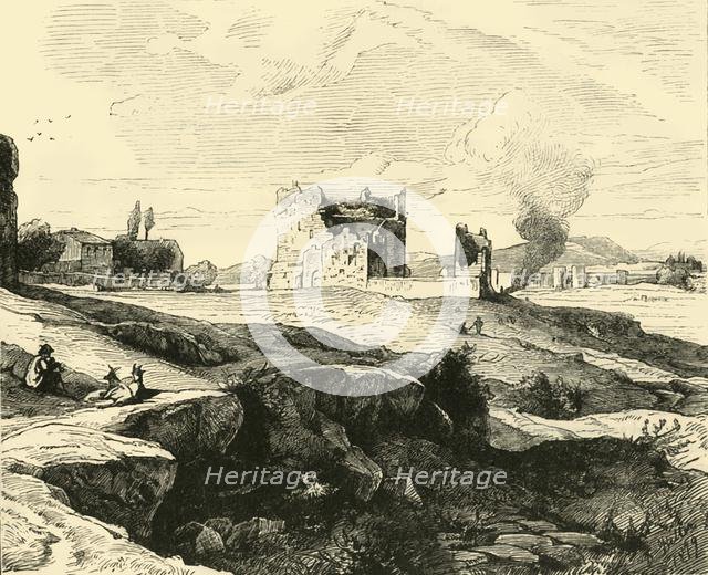 'View of the Campagna from the Via Appia', 1890.   Creator: Unknown.