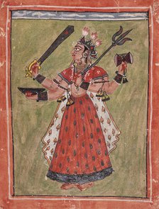 The Hindu Goddess Durga, Late 17th century. Creator: Unknown.