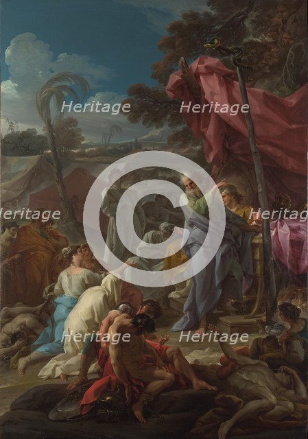 The Brazen Serpent, 1744. Artist: Giaquinto, Corrado (1703-1766)