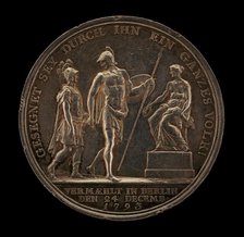 Allegory of Marriage [reverse], 1793. Creators: Daniel Friedrich Loos, Friedrich Wilhelm Loos.