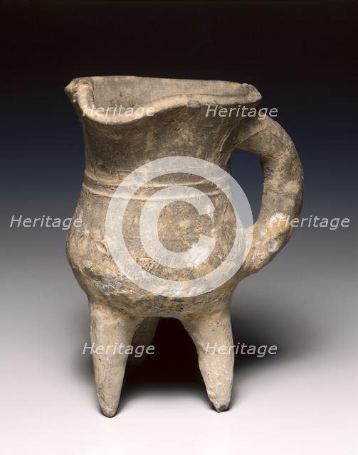 Wine Warmer (Jue), c. 1300-1023 BC. Creator: Unknown.