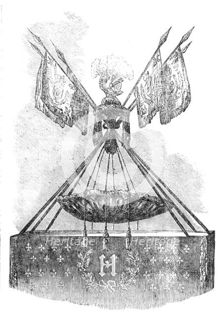 Cradle of Henri IV, at the Chateau, Pau, 1854. Creator: Unknown.