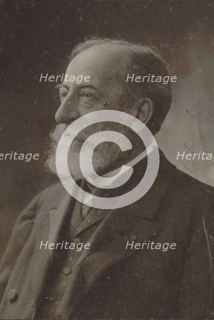 Portrait of the composer Camille Saint-Saëns (1835-1921), 1910. Creator: Photo studio Nadar.