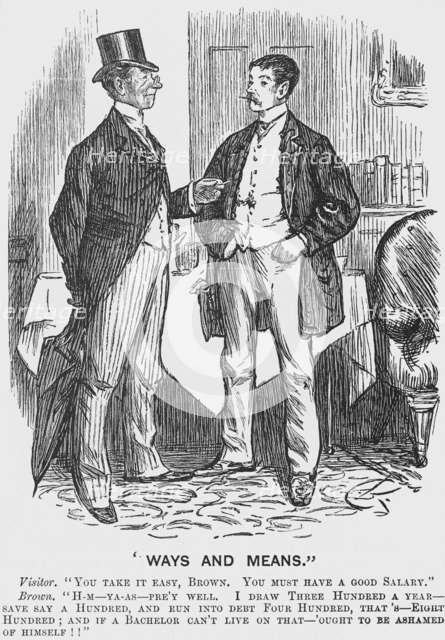 Ways and Means, 1888. Artist: Unknown