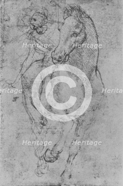 'A Horseman', c1480 (1945). Artist: Leonardo da Vinci.