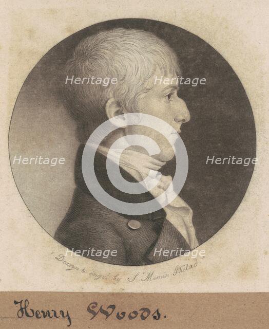 Henry Woods, 1802. Creator: Charles Balthazar Julien Févret de Saint-Mémin.