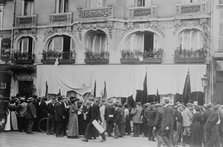 At Gare De L'Est, Restaurant wrecked by mob, 1914. Creator: Bain News Service.