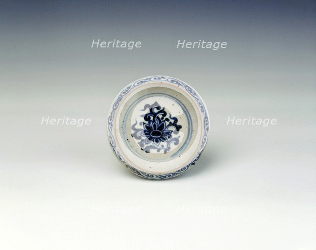 Blue and white water container, Chu Dau kiln, Vietnam, late 15th-early 16th century. Artist: Unknown