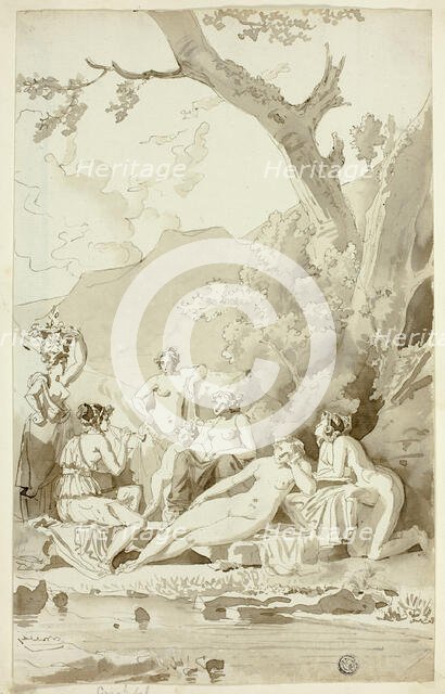 Nymphs in a Wooded Grove, n.d. Creator: Juan Cristobal.