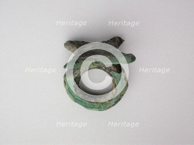 Ring with Ingot Bezel, Geometric Period (800-700 BCE). Creator: Unknown.