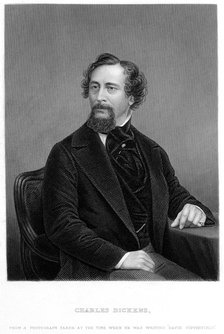 Charles Dickens, English novelist and journalist, 1849-1850. Artist: Unknown
