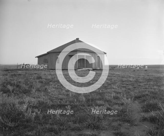 Abandoned house and land, Hall County, Texas, 1937. Creator: Dorothea Lange.