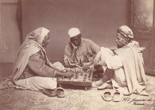 Men Playing Chess, Damascus, 1888. Creator: Unknown.