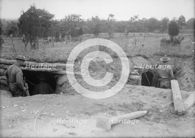 American University Training Camp - Misc. Views, 1917. Creator: Harris & Ewing.