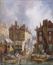 Hungerford Market, Westminster, London, c1810.                                           Artist: George Shepheard