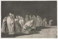 The Proverbs: The Men in Sacks, 1864. Creator: Francisco de Goya (Spanish, 1746-1828).