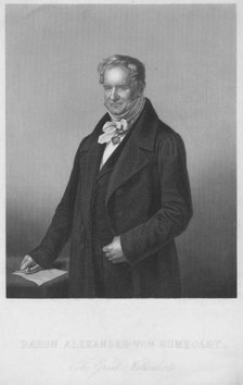'Baron Alexander Von Humboldt, The Great Naturalist', 1850s. Creator: Daniel John Pound.