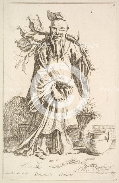 Chinese botanist, 1738-45. Creator: Francois Boucher.