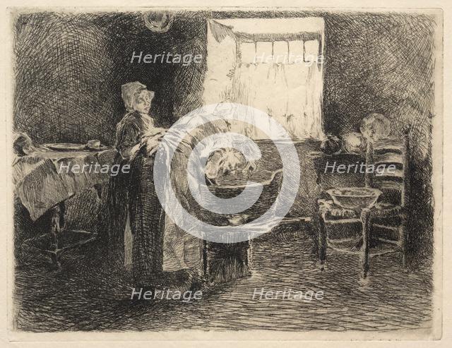 Monday Morning, Holland, 1800s. Creator: Robert Frederick Blum (American, 1857-1903).