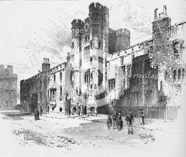 'St. James's Palace', 1886. Artist: Unknown.