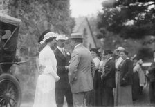 Clarence Mackay and daughter, 1915. Creator: Bain News Service.