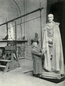 'European sculptor', 1947. Creator: Unknown.