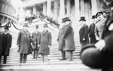 Wilson and Taft at Inauguration, 1913. Creator: Bain News Service.