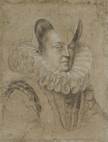 Portrait of Margherita, Duchess of Ferrara, early 17th century Artist: Ottavio Mario Leoni.