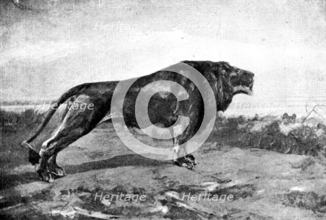 Pictures from the New Gallery: Evensong - J. T. Nettleship, 1895. Creator: George Meisenbach.