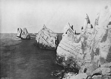'The Needles - General View, Showing the Lighthouse', 1895. Artist: Unknown.