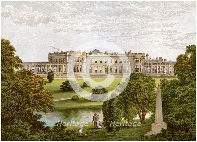 Wynyard Park, County Durham, home of the Marquis of Londonderry, c1880. Artist: Unknown