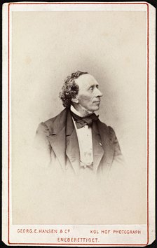 Portrait of Hans Christian Andersen (1805-1875), c. 1871.