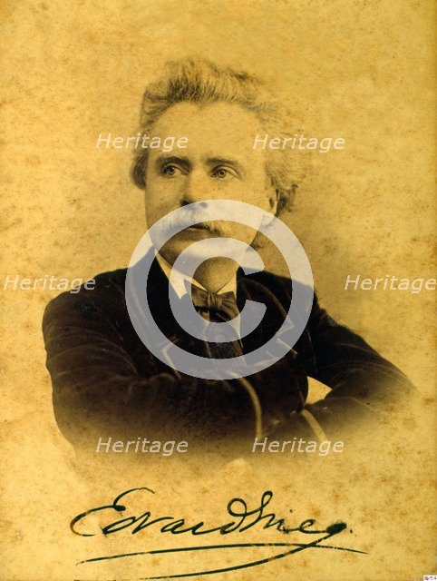 Edvard Grieg (1843-1907), Norwegian composer, author of Peer Gynt, among other works.