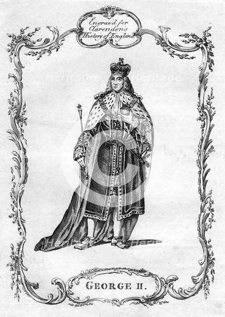 George II of Great Britain. Artist: Unknown