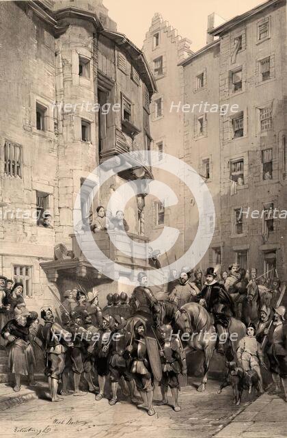 Scotland Delineated-West Bow, Edinburgh, 1847. Creator: James Duffield Harding.