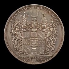 Shield of Arms [reverse], 1699. Creator: Carl Gustave Hartman.