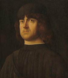 Portrait of a Man, c. 1495. Creator: Alvise Vivarini.