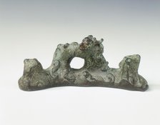Bronze brush rest, Ming dynasty, China, 14th-16th century. Artist: Unknown