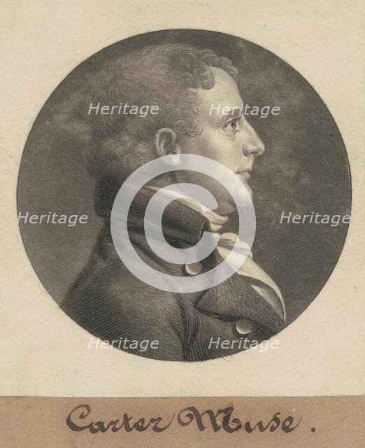 Edward Carter, 1805. Creator: Charles Balthazar Julien Févret de Saint-Mémin.